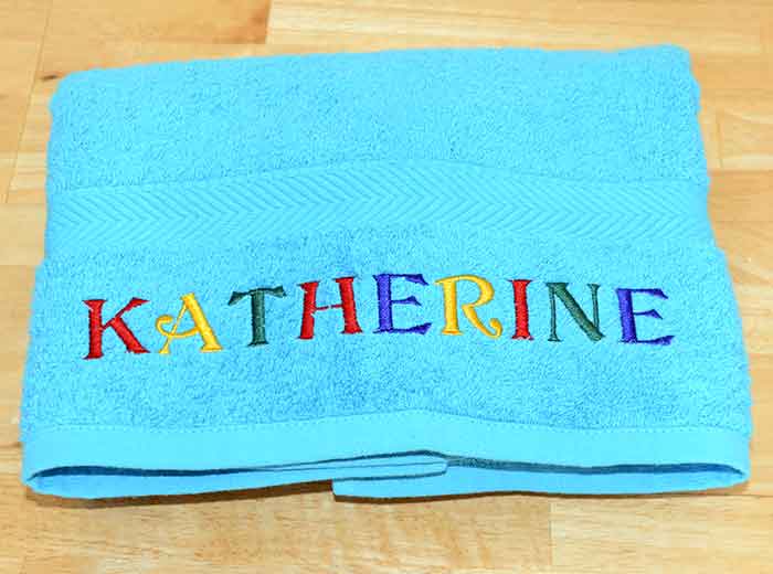 Personalised towel